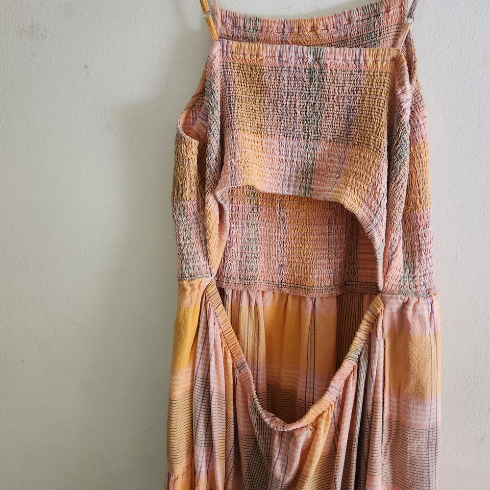 Universal Thread Orange Tiered Smocked Sundress - Picture 4 of 4